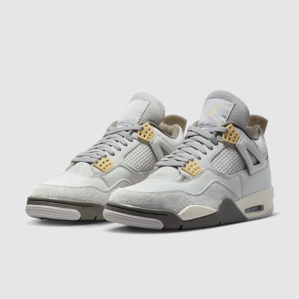 NIKE AIR JORDAN Retro SE Mid Sneakers Craft Photon Dust Gray Sz 8M 9.5W - Picture 1 of 8